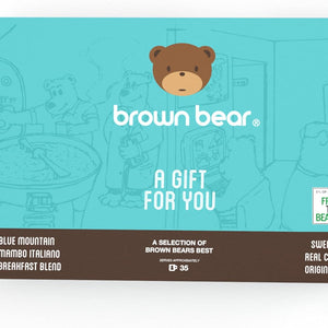 Brown Bear Coffee Beans Gift Set