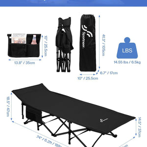 Sportneer Camp Beds for Adults with 1.5