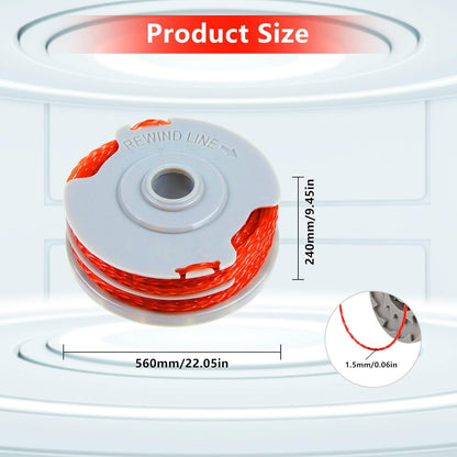 8 X Flymo FLY021 Strimmer Spool 1.5mm