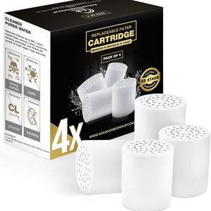 pack of 4 AquaHomeGroup replaceable filter cartridge