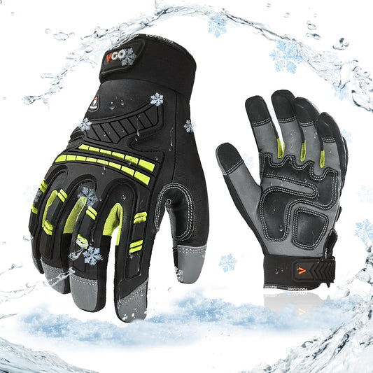 VGO thermal waterproof work Gloves-MEDIUM/8