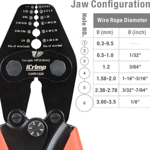 iCrimp CWR1328 Wire Rope Crimping Tool