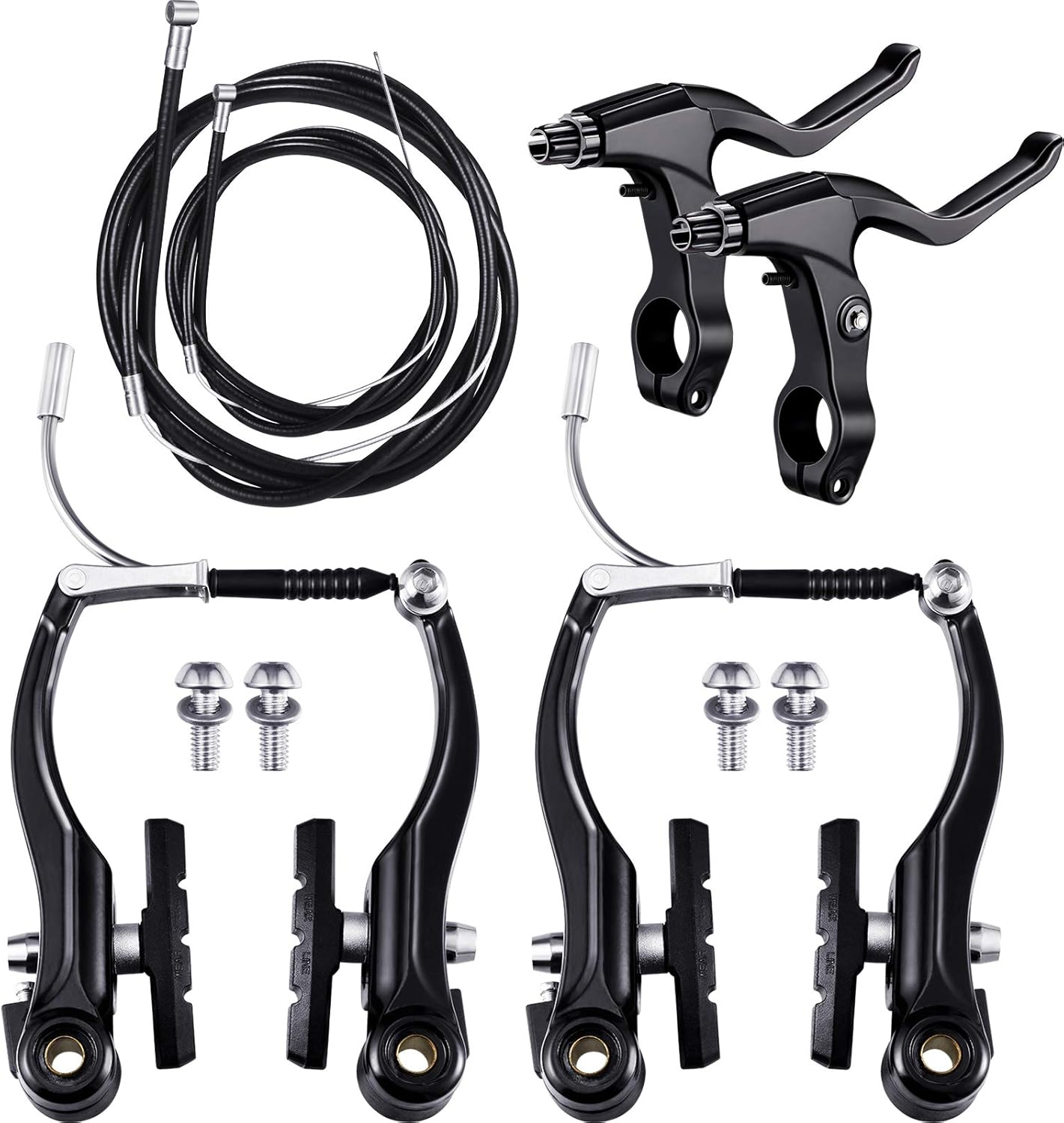 Complete Bike Brake Set-Black