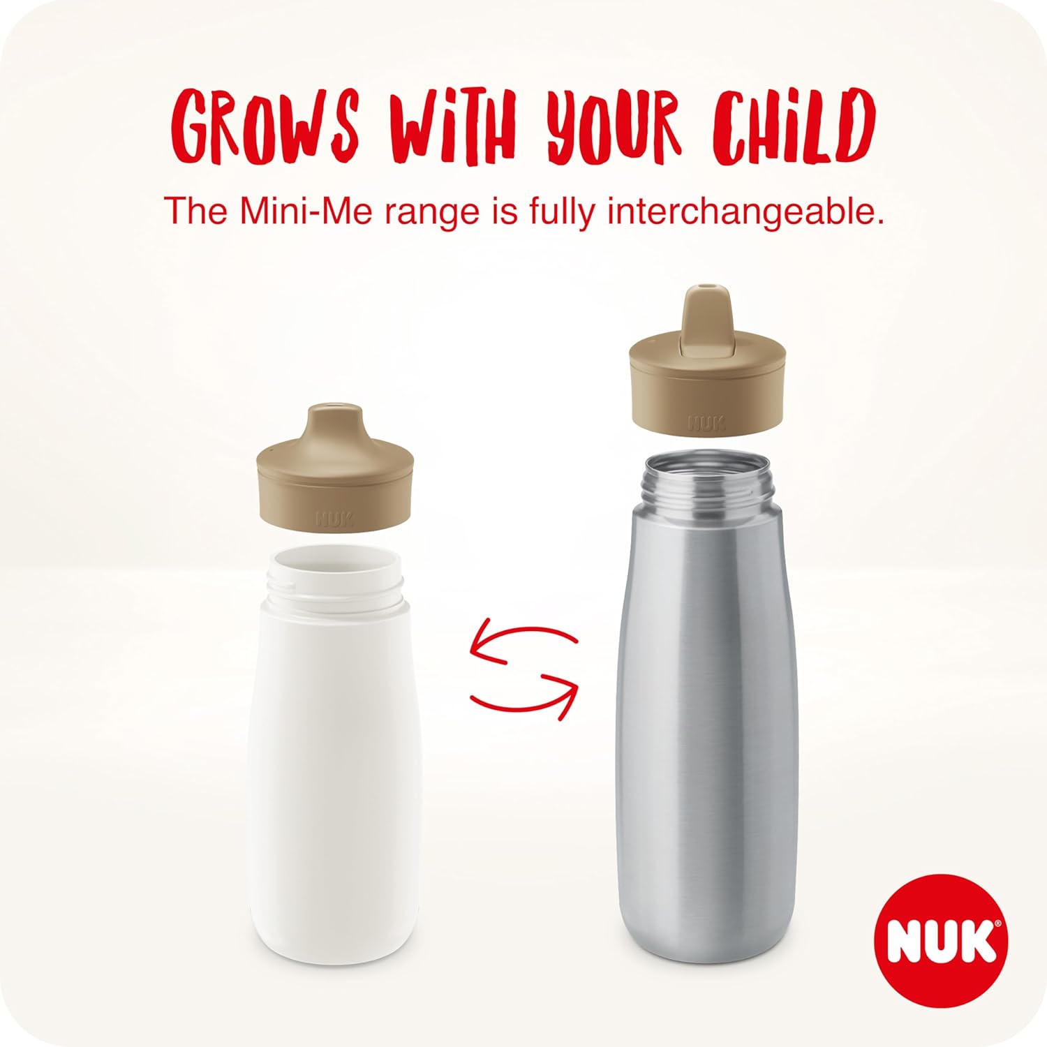 NUK Mini-Me Flip Toddler Cup With Straw | 12+ Months | 500 ml