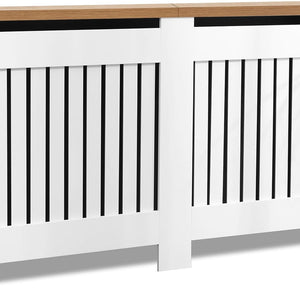 Blisswood Radiator Cover Traditional MDF Wood Grill Cabinet Shelf