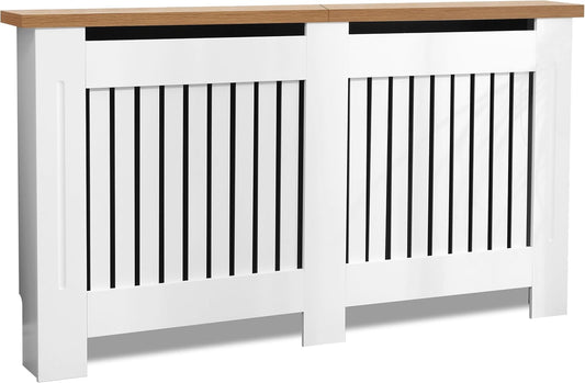 Blisswood Radiator Cover Traditional MDF Wood Grill Cabinet Shelf