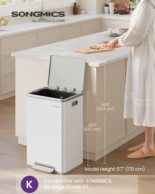 SONGMICS Kitchen Bin 50 L