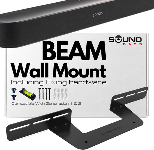 Sound Bass wall beam mount compatible with gen 1 and 2 includes fixing hardware