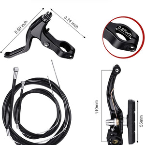 Complete Bike Brake Set-Black