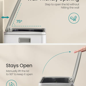SONGMICS Kitchen Bin 50 L