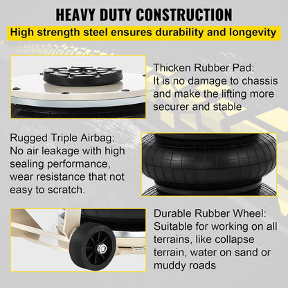 VEVOR Air jack pneumatic jacks 5 ton