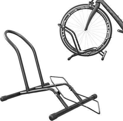 SPORTNOW Portable Bike Floor Stand, Freestanding Bike Rack for 16"-29"