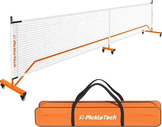 PICKLETECH - Portable Pickleball Net-ORANGE