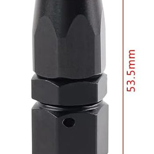 VVORHSBELL 8AN Hose End Fitting Straight-BLACK