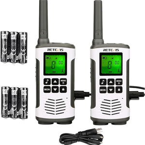 Retevis RT45 Walkie Talkies, Rechargeable Walkie Talkies Long range 2pc
