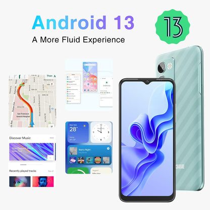 DOOGEE Android Phones, N50 Pro 20GB+256GB MINT GREEN