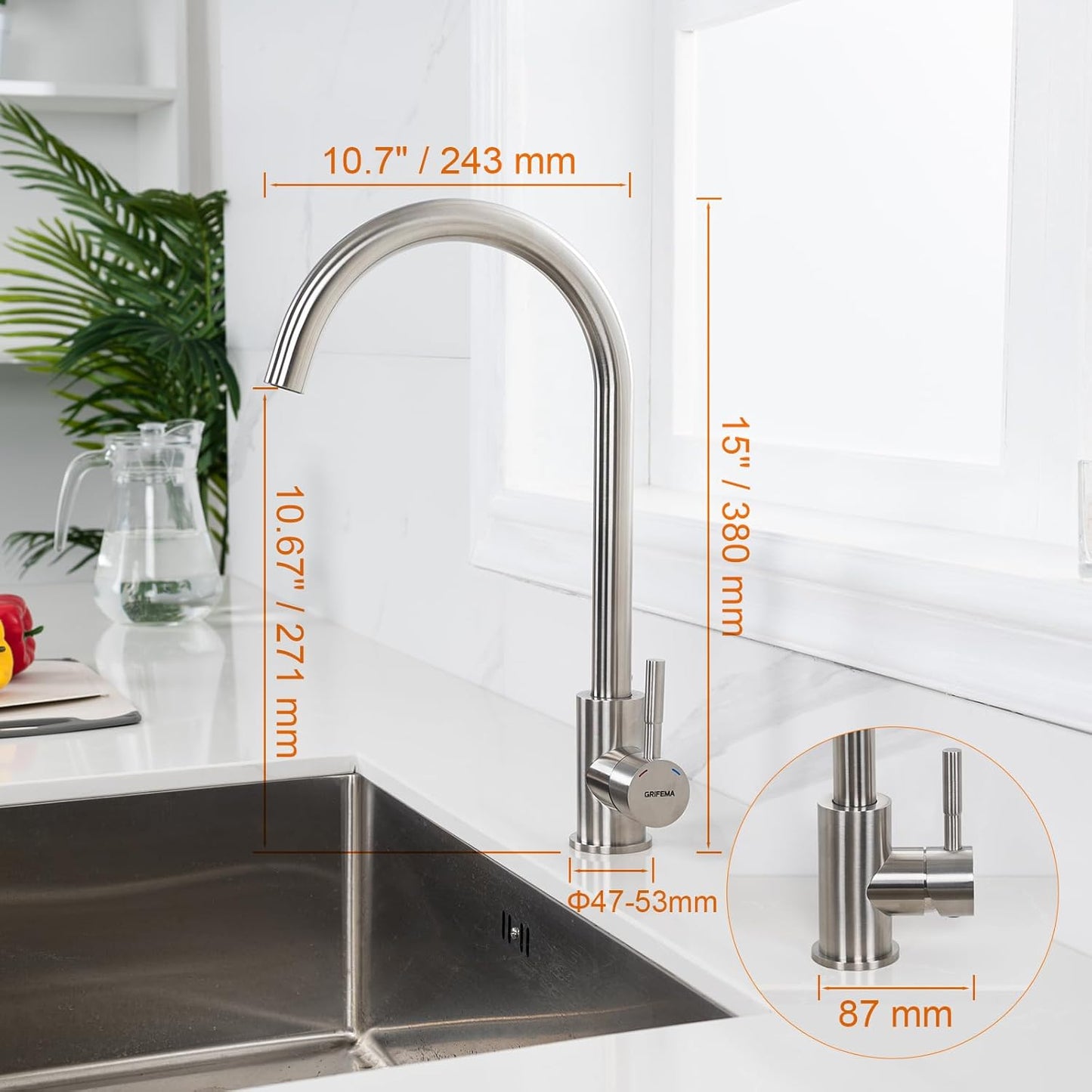 Grifema kitchen tap model G4008-98