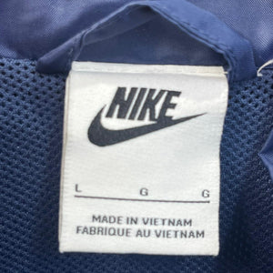 Nike Men's Jacket M Blue Nylon with Polyester Windbreaker Large