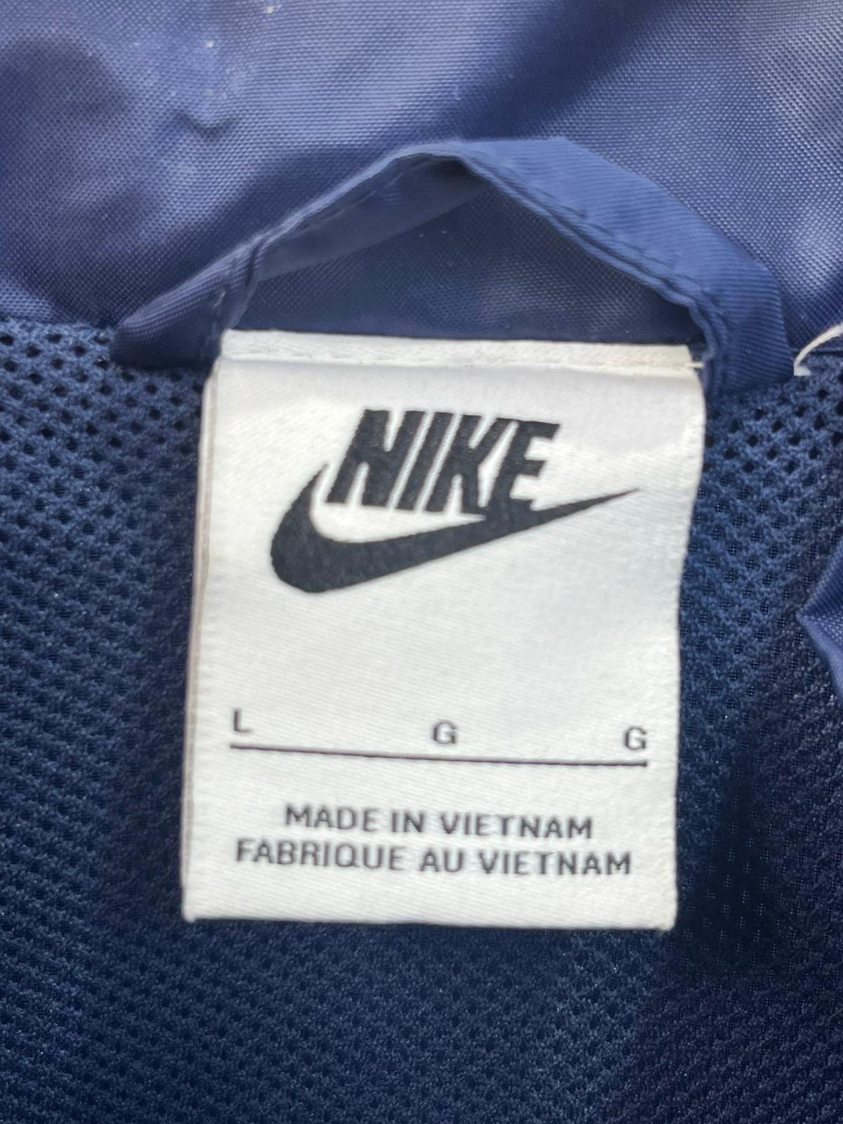 Nike Men's Jacket M Blue Nylon with Polyester Windbreaker Large