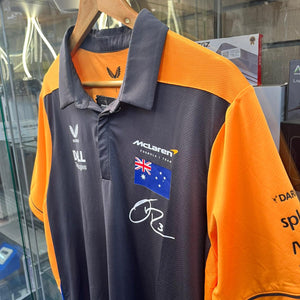 McLaren F1 2022 Adults Replica Drivers Polo Daniel Ricciardo Large