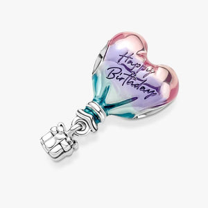PANDORA Happy Birthday Hot Air Balloon Charm Sterling silver
