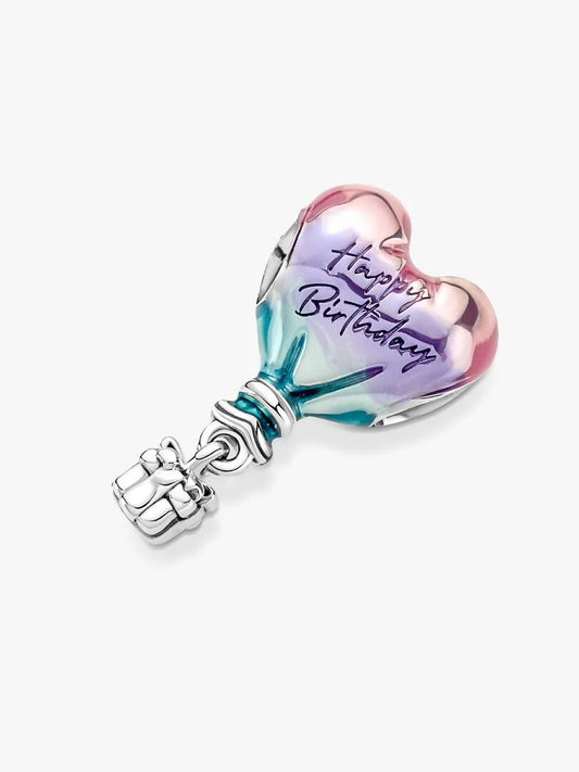 PANDORA Happy Birthday Hot Air Balloon Charm Sterling silver