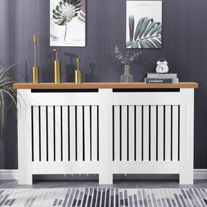 Blisswood Radiator Cover Traditional MDF Wood Grill Cabinet Shelf