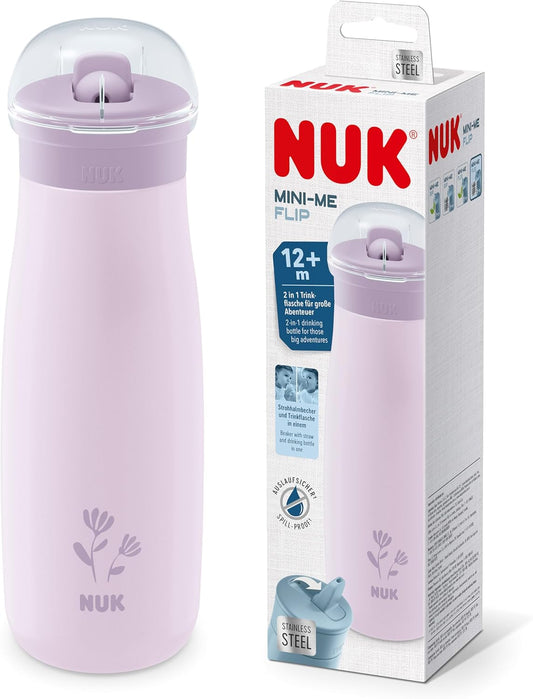 NUK Mini-Me Flip Toddler Cup With Straw | 12+ Months | 500 ml