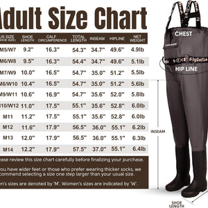 DaddyGofish Waders-Brown-M9/W11