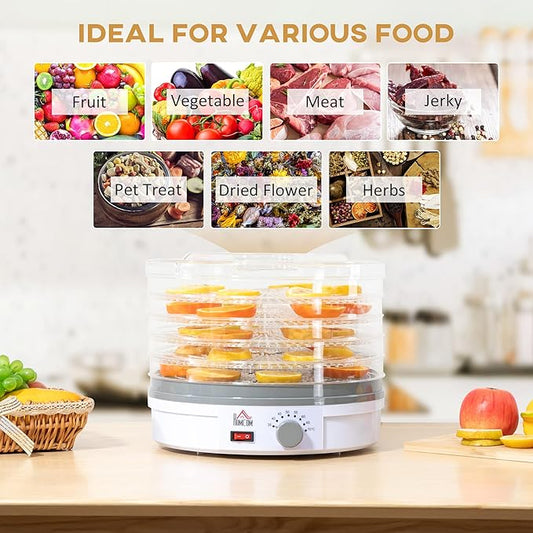 HOMCOM 5 Tier Food Dehydrator