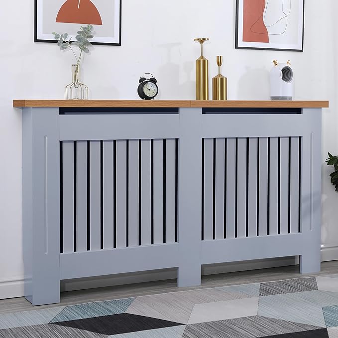 Blisswood Radiator Cover Traditional (Large, Grey)