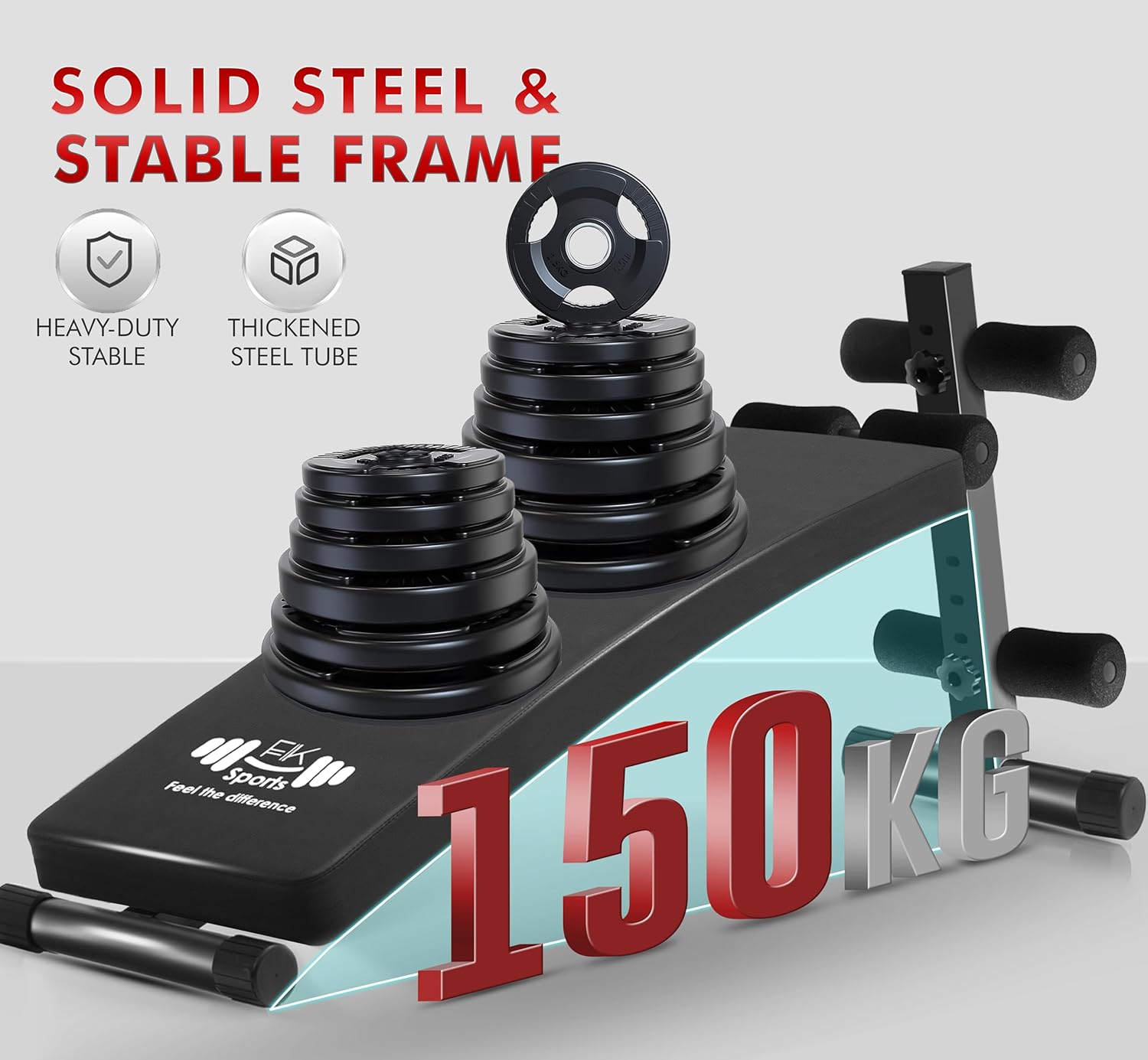 FK Sports Adjustable Weight Bench | Sit up Bench