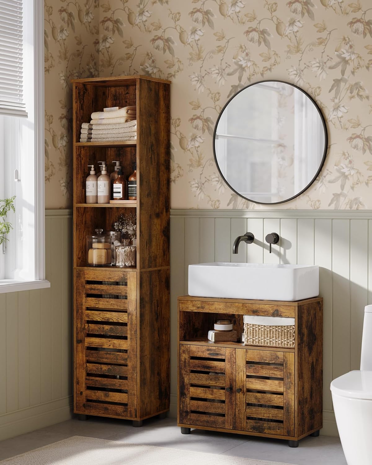 VASAGLE Under Sink Bathroom Cabinet, Storage Cabinet