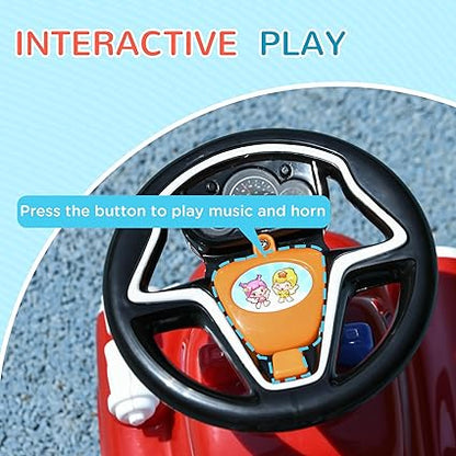 AIYAPLAY Ride On Car, Foot to Floor Baby Car with Under Seat Storage