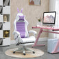Vinsetto Reclining Racing Gaming Chair with Headrest and Lumber Support Purple