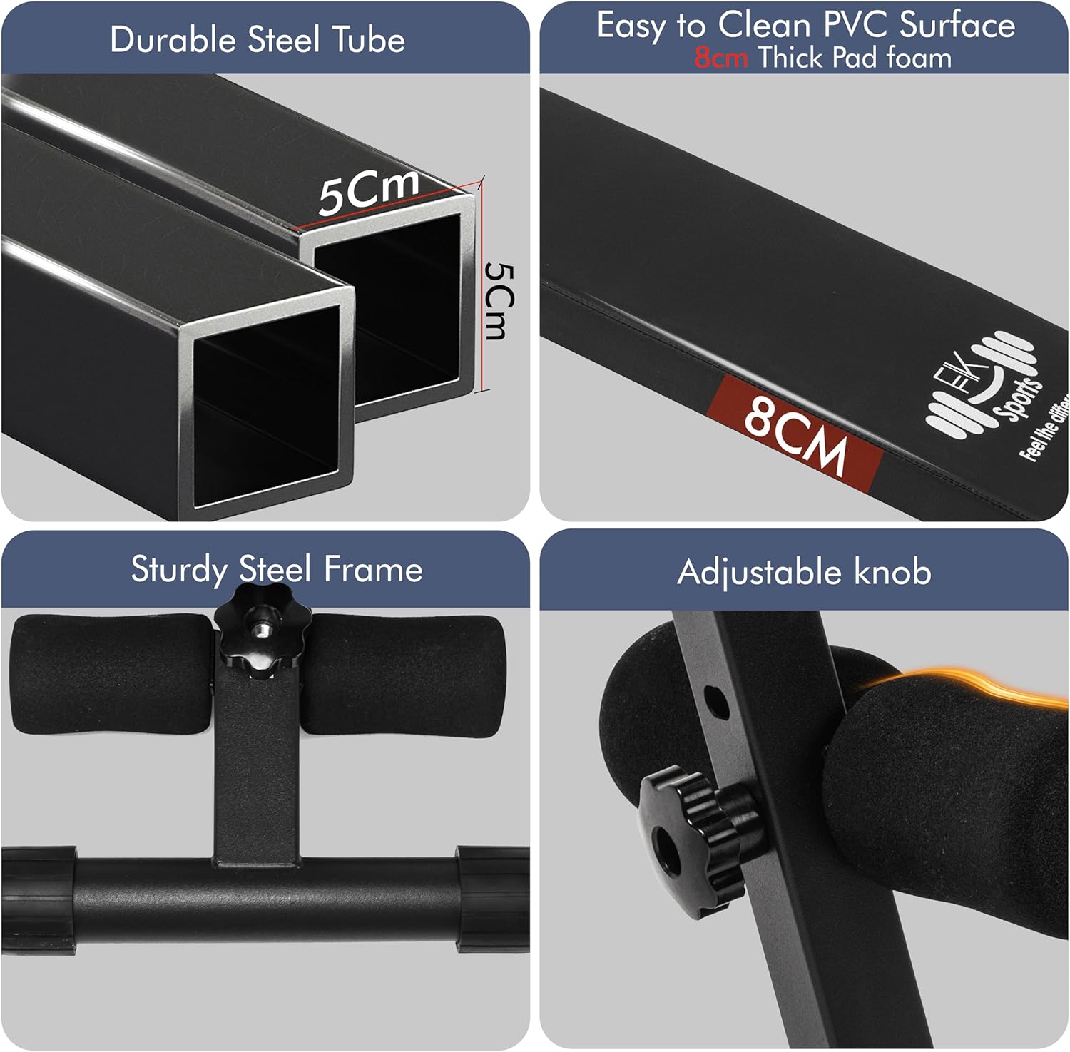 FK Sports Adjustable Weight Bench | Sit up Bench