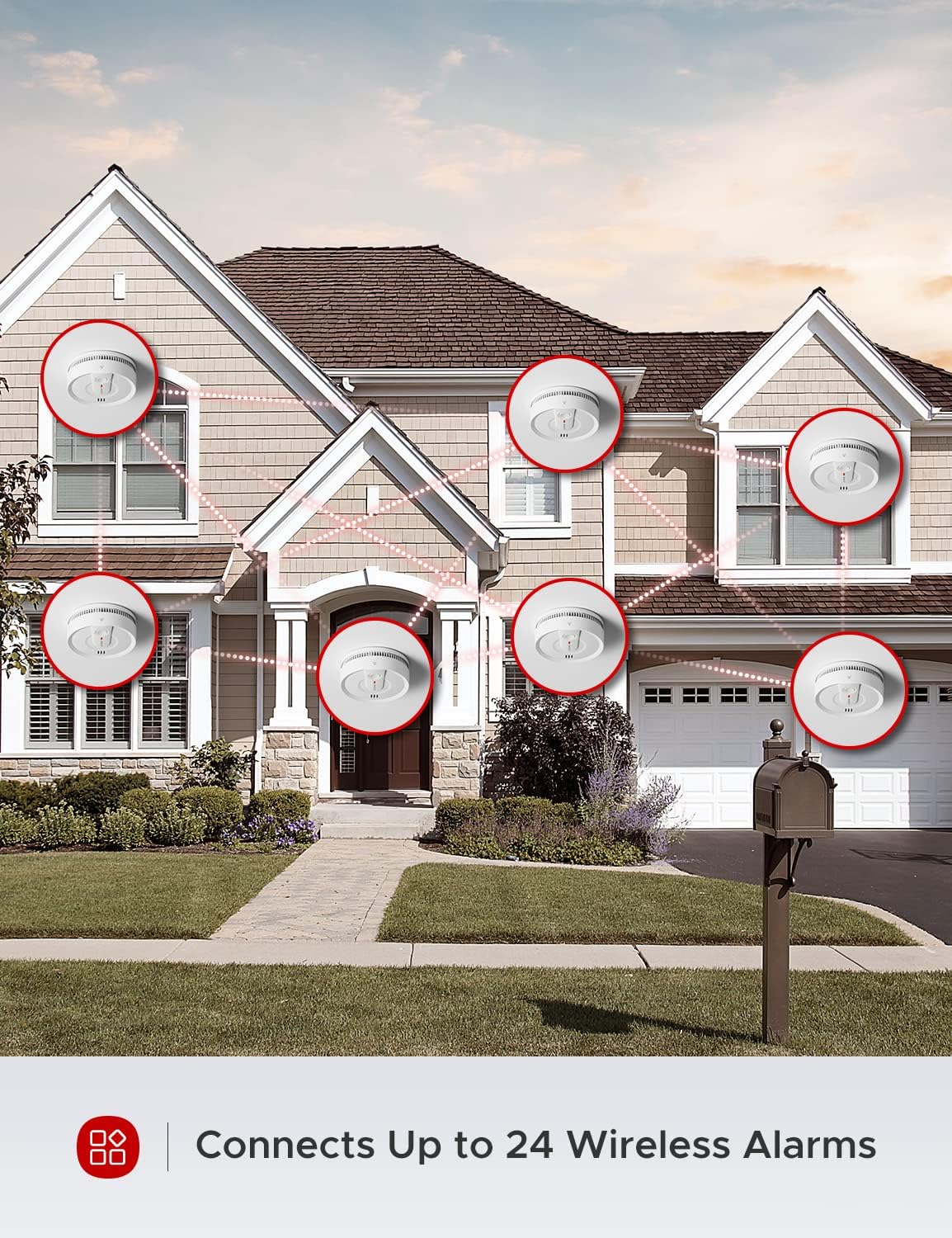 X-Sense Wireless Interconnected Smoke Detector