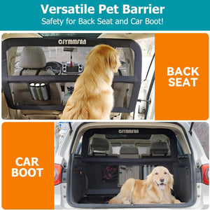 CJYMMFAN Dog Guard for Car Boot & Back Seat