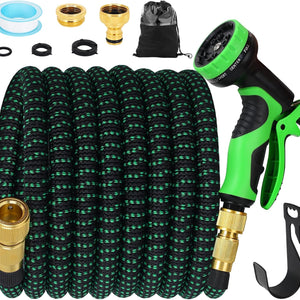 100FT Expandable Hose With Nozzle , Holder & bag