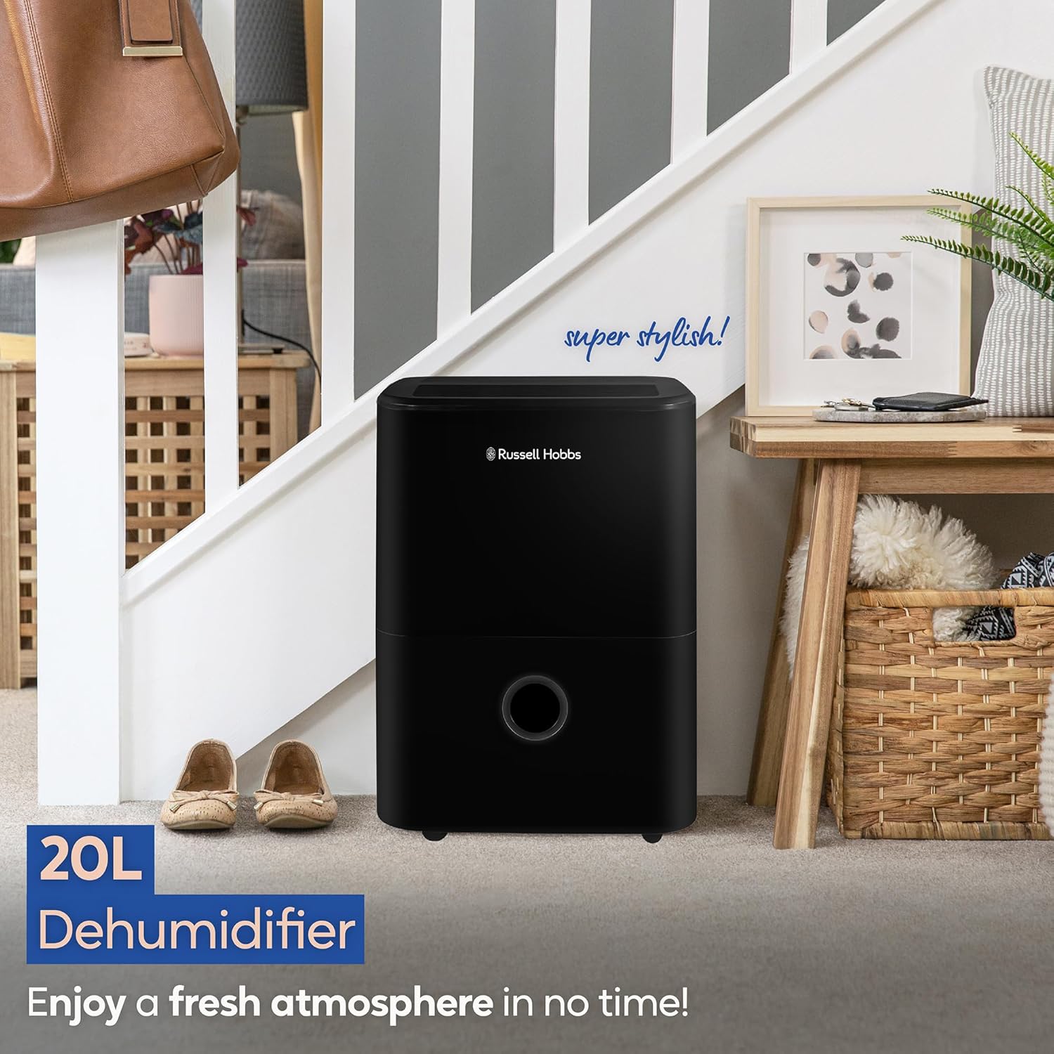 Russell Hobbs Dehumidifier 20 Litre/Day for Damp/Mould & Moisture in Home