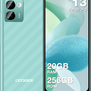 DOOGEE Android Phones, N50 Pro 20GB+256GB MINT GREEN