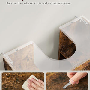 VASAGLE Under Sink Bathroom Cabinet, Storage Cabinet