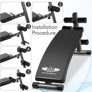 FK Sports Adjustable Weight Bench | Sit up Bench