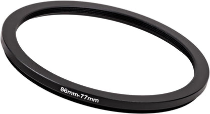 86 to 77mm Step-Down Ring Filter adapter (86mm-77mm) Camera Filter Ring for 77mm - Reboot Hub