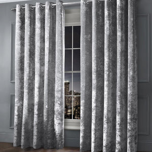 Intimate luxury living crushed velvet curtains 66x90
