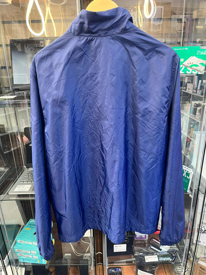 Nike Men's Jacket M Blue Nylon with Polyester Windbreaker Large