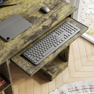 Blisswood Home Office Desk (Rustic, 100 x 55 x 75CM)