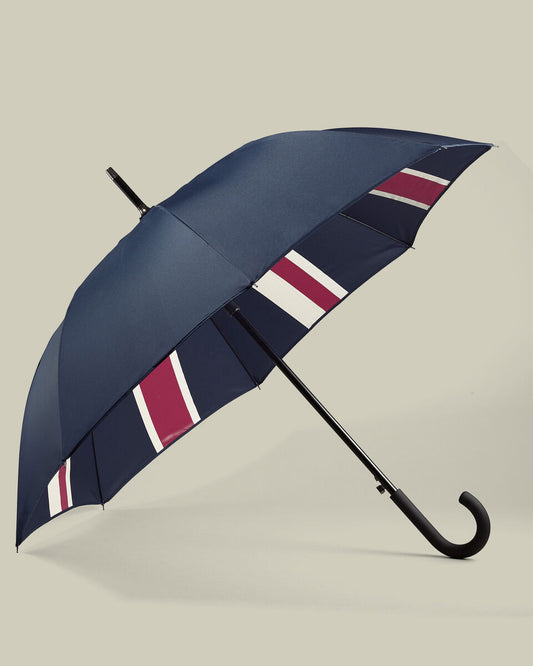 Charles Tyrwhitt UMBRELLA petrol blue and red union jack