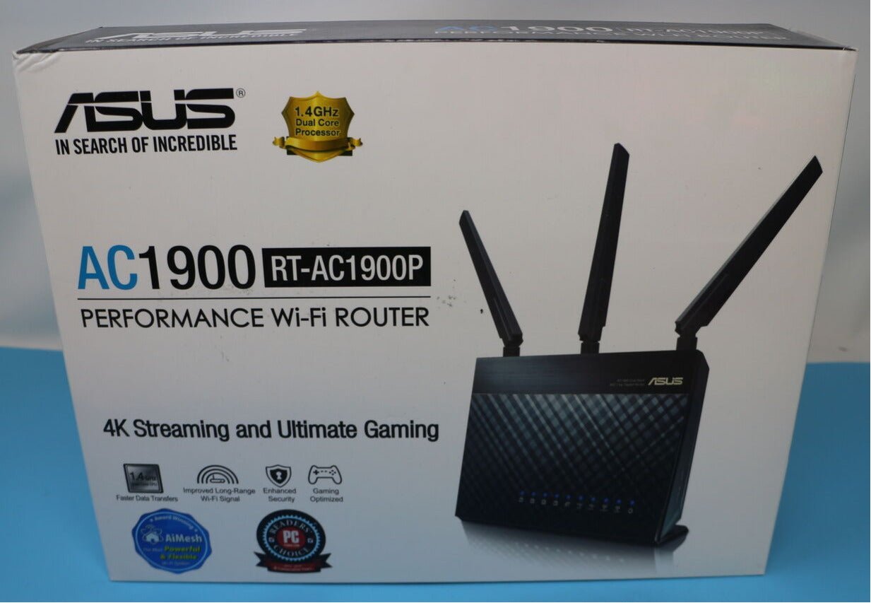ASUS Performance WI-FI Router AC1900 (RT-AC1900P) 4K Ultimate Gaming - Reboot Hub