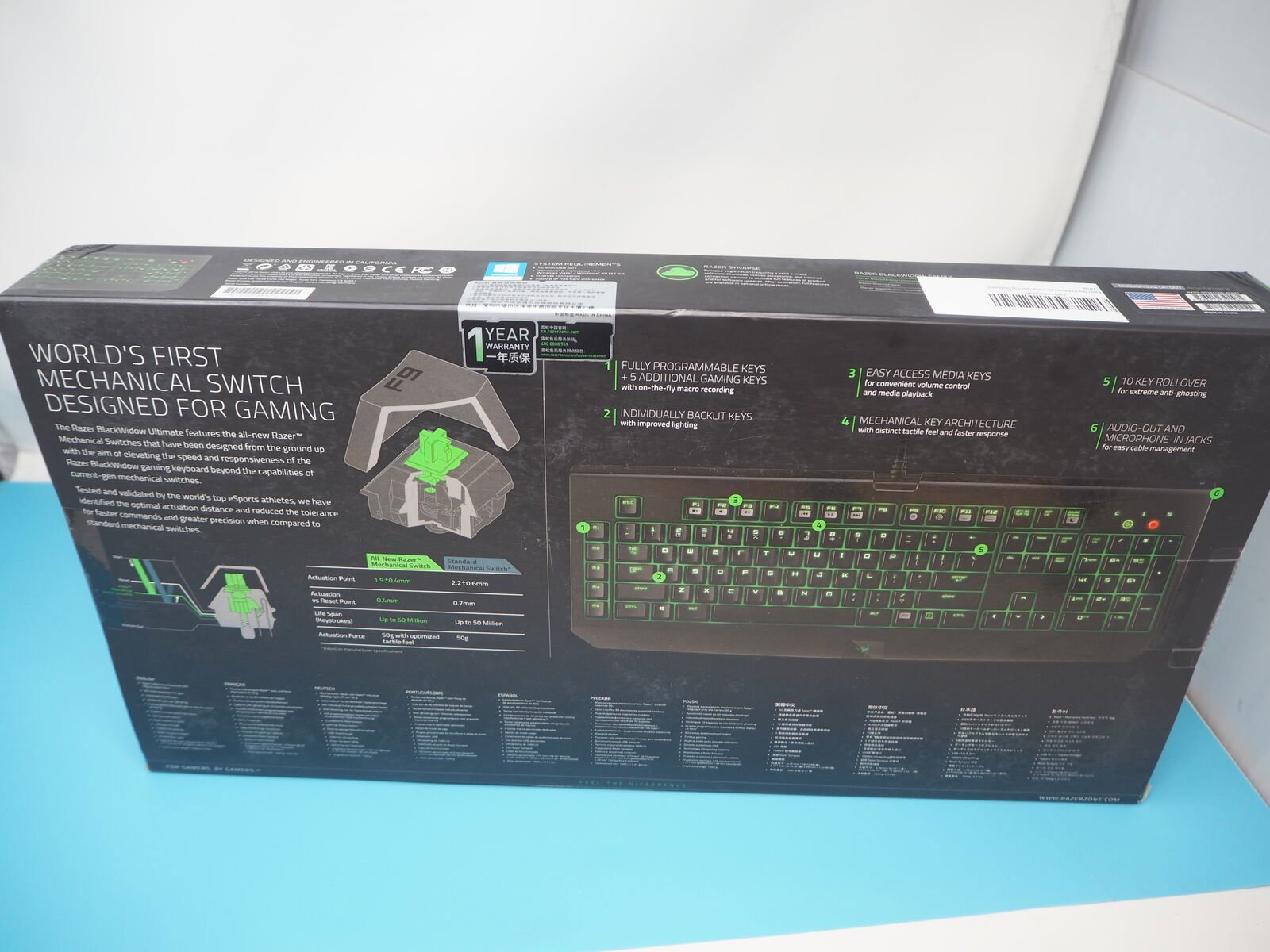 Blackwidow Ultimate English (US) Layout Keyboard RZ03-00384500-R3M1 - Reboot Hub